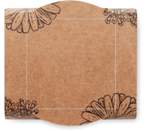 Terrakottakruka "glöm mig inte"